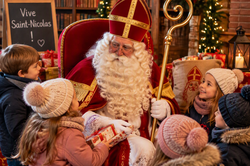 Saint-Nicolas fera escale à la bibliothèque de Pecq