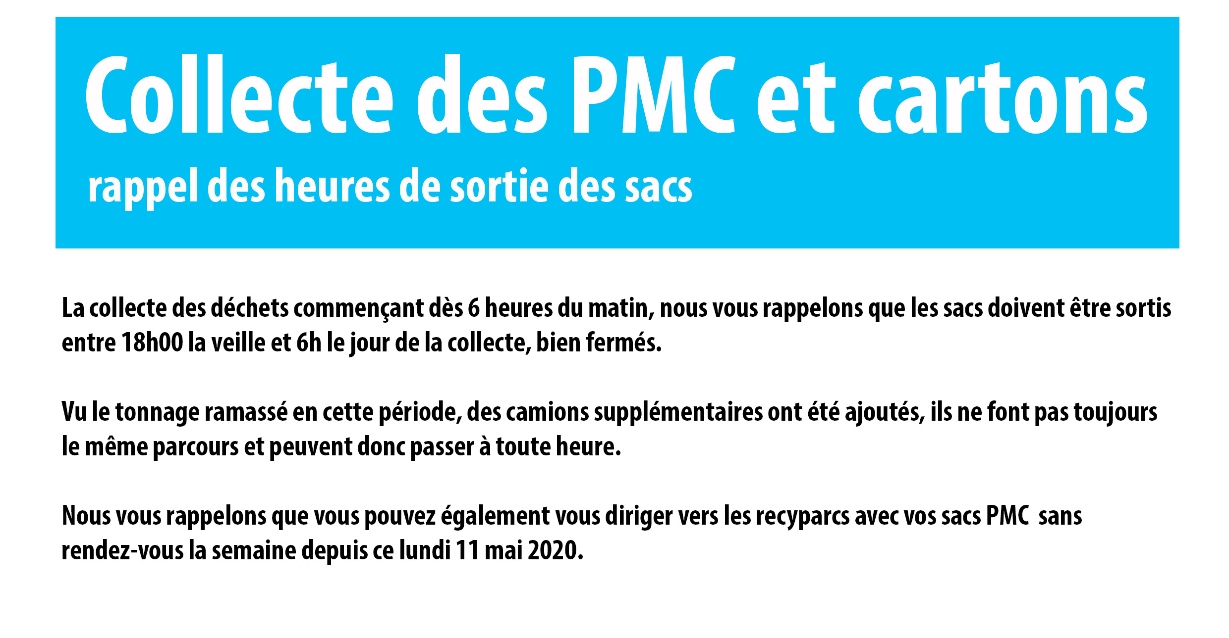 Rappel PMC